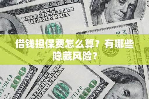北京借钱担保费怎么算？有哪些隐藏风险？