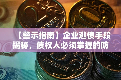 北京【警示指南】企业逃债手段揭秘，债权人必须掌握的防坑宝典